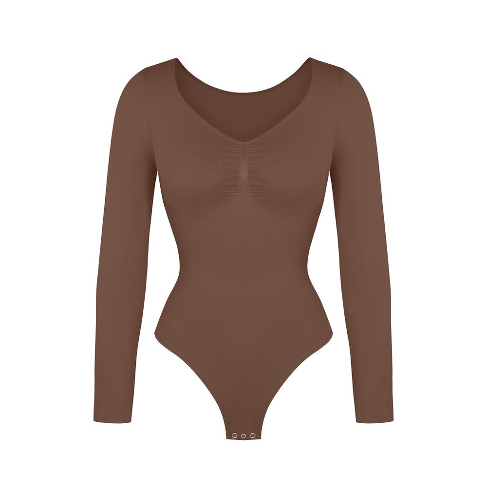 Long Sleeve Seamless Shaping Bodysuit